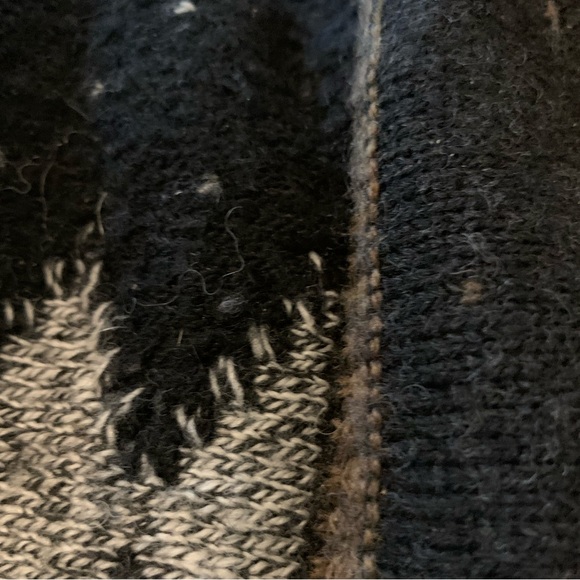 90s Vintage COOGI-STYLE Sweater Vertical Knit Design Made in Italy Sz XL Unisex - Picture 5 of 5